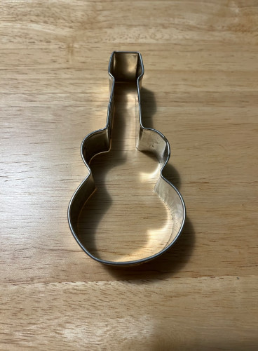 Stainless Steel 4 inch Guitar Cookie Cutter
