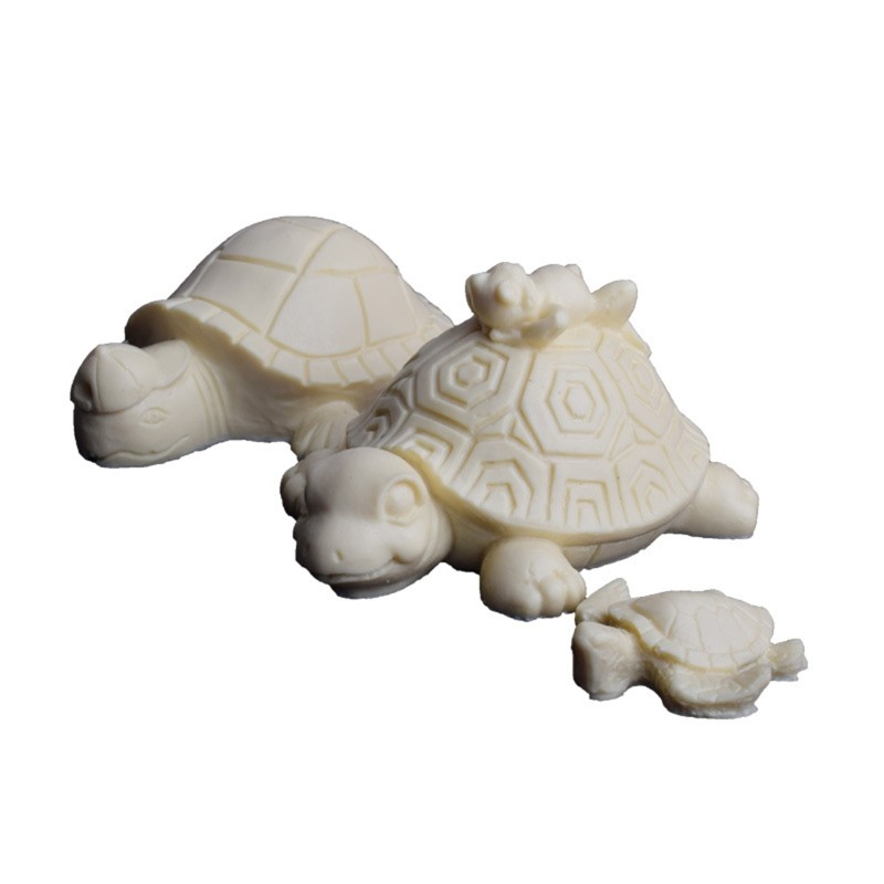 Handmade 3D Soap Craft Kitchen Baking Fond Soap Mold Exquisite for Turtle Durabl gallery