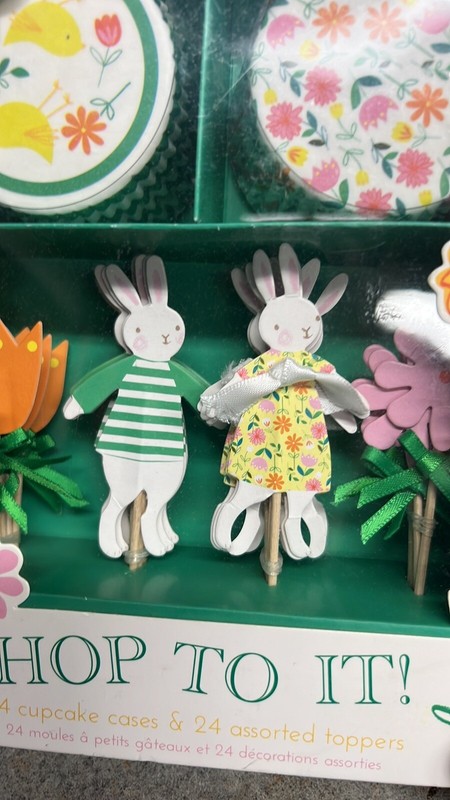 Meri Meri Easter cupcake liners and toppers NIB gallery