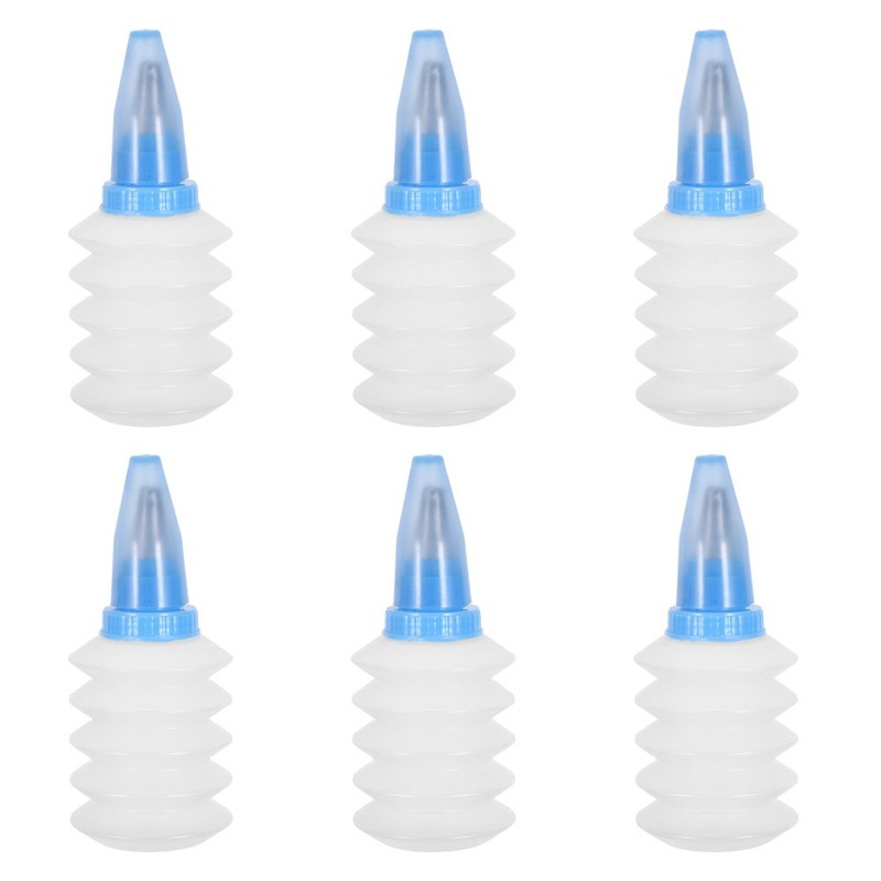 6 Pcs Cream Framed Vase Icing Baking Tools Pastry Bottles Cake Accessories