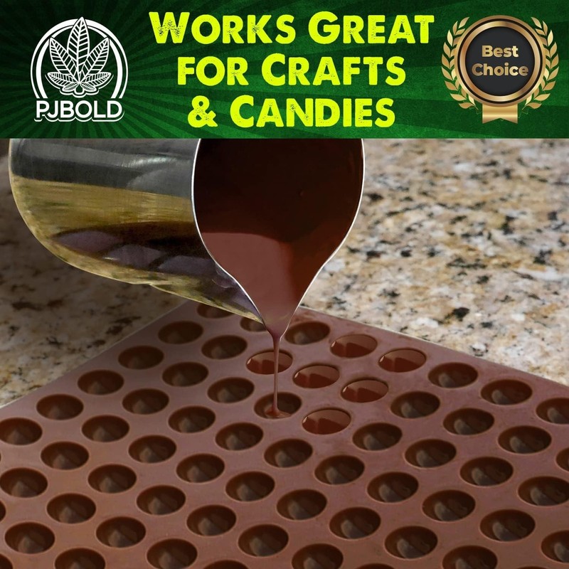 Silicone Gum Drop Candy Mold - Brown gallery