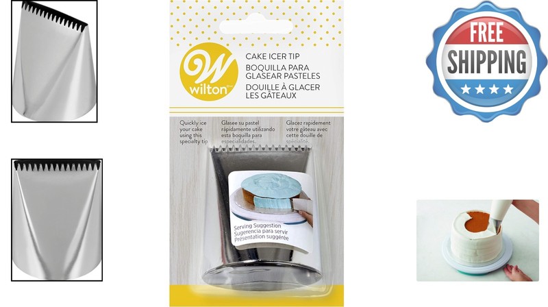 Lightweight Stainless Steel Cake Decorating Tip 789 - Hand Wash Recommended gallery