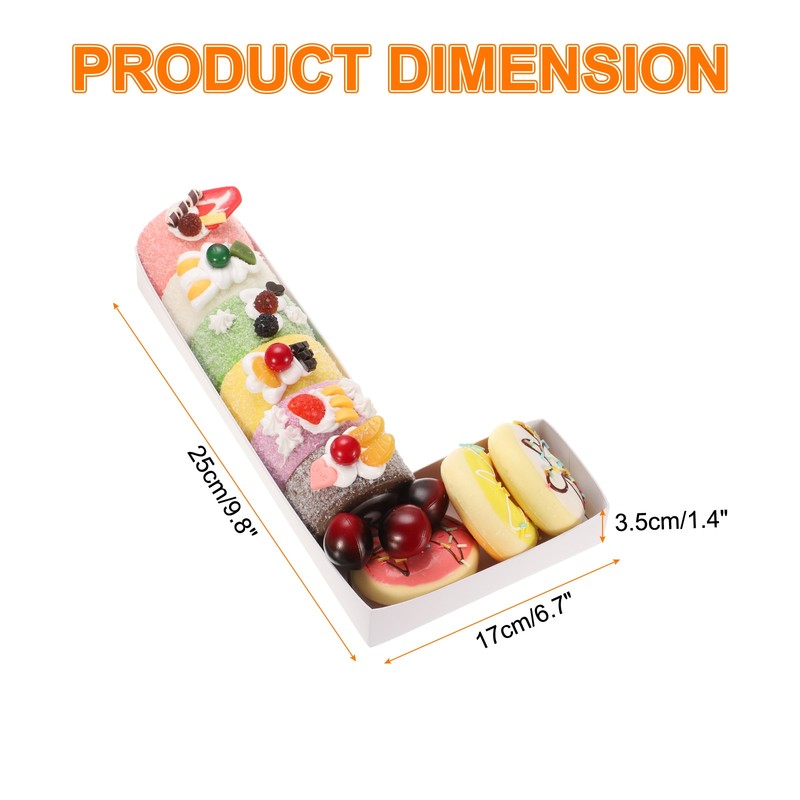 6.7" Cardboard Number for Charcuterie, Cardboard Food Tray (White Letter L) gallery