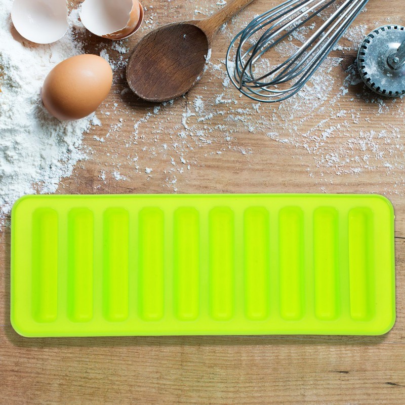 Silicone Gel Cake Mould Ice Cube Tray 10 Thumb Cake Fingers Mould (Green) gallery
