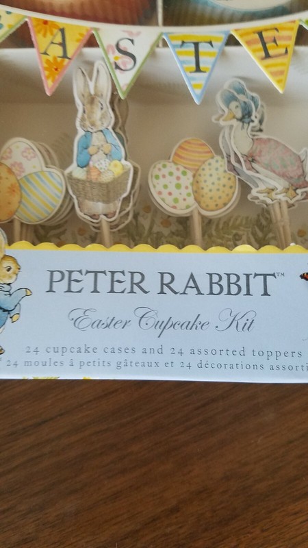 Peter Rabbit Cupcake Kit Easter 24 Liners 24 Picks Brand New gallery