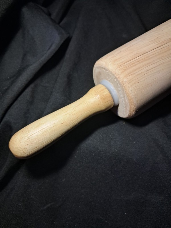 Wood Rolling Pin 18 Inch Farmhouse Kitchen Decor Wood Dough Roller for Baking gallery