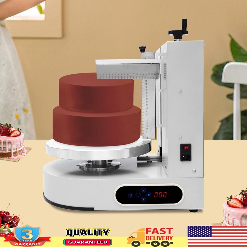 NEW 4-12 in Electric Cake Cream Spreading Coating Machine Cake Cream Decorating