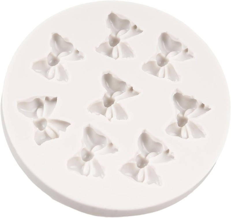 Non-Stick Silicone Bow Mold for Cake Decorating - Dishwasher Safe & Easy Release gallery