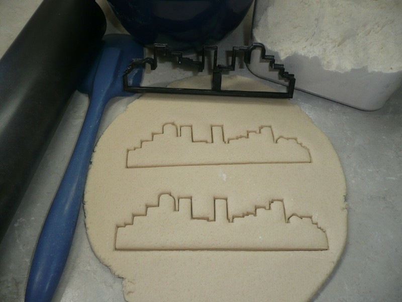 DENVER COLORADO SKYLINE SKYSCRAPER BUILDING HORIZON COOKIE CUTTER USA PR4117 gallery