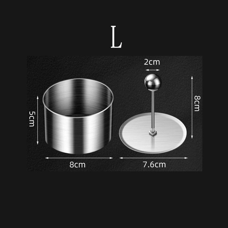 Round Stainless Steel Cake Mousse Ring with Lid Cake Decoration Tool Pastry Cake gallery