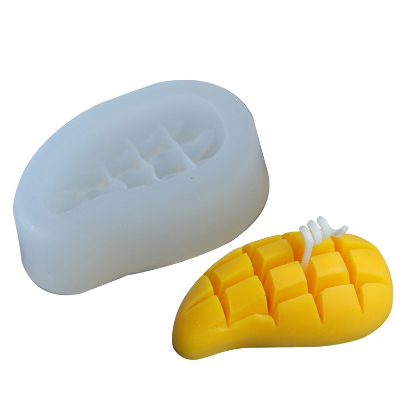 Creative Mango-Shape Cake Silicone Mold Chocolate Candy Mold Polymer Craft A