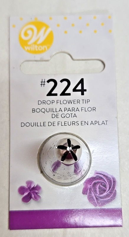 One NIB Wilton Drop Flower Decorating Tip #224