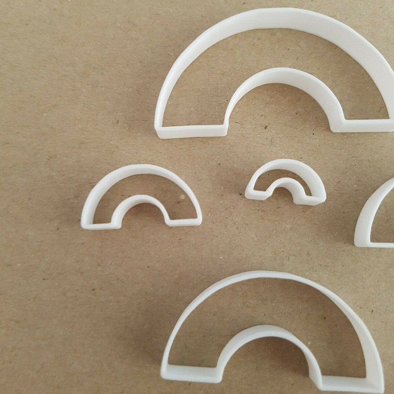 Rainbow Shape Mini Fondant Cutter Small Sugarcraft Icing Tiny Sharp Stencil gallery
