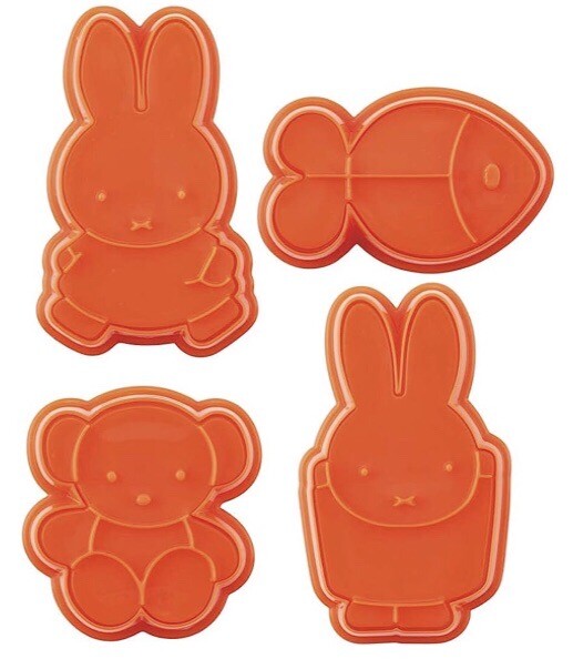 Skater Stamp Cookie Mold Bread Cutter Miffy Set of 4 CSM1-A gallery