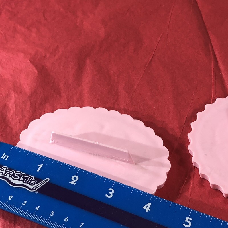 2 plastic pink molds valentine cake decoration cookie cutters swan & rose stamps gallery