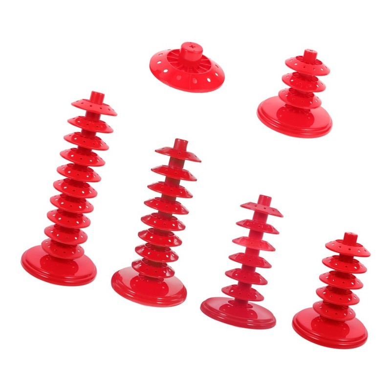 6pcs Cake Pop Stand: Reusable Sucker Holder Base - Multi-Tier Dessert Display