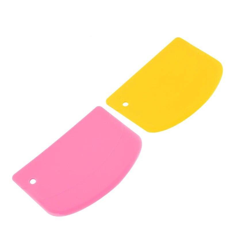 Plastic Spatula Dough Weight Cutter Cookie Fondant Bread Pizza butter scraper gallery