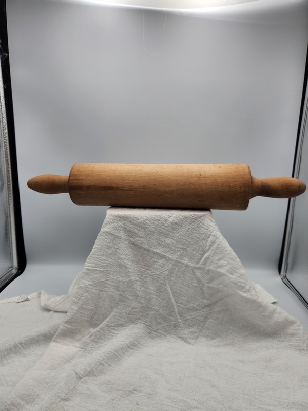 Vintage Style Wooden Rolling Pin Wood Dough Roller Baking Kitchen Tool 17″ Q2