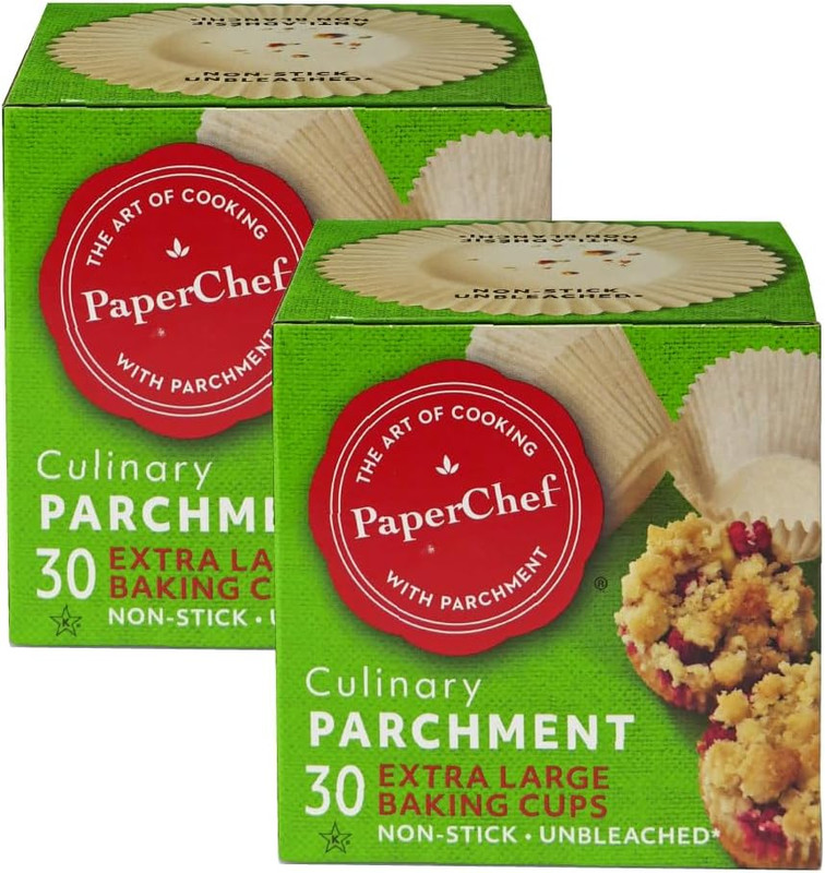 - X-Large Parchment Baking Cups - Easy Release, Non-Stick Paper, Unbleached, Com gallery