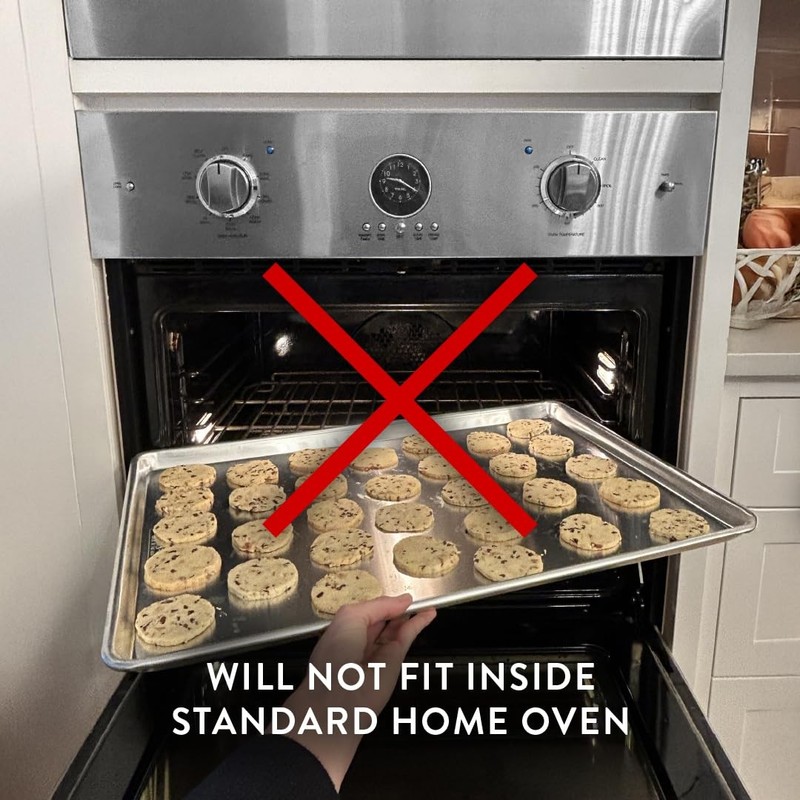 Nordic Ware Aluminum Full Size Sheet Pan 26 X 18 Inches For Commercial Oven Use gallery