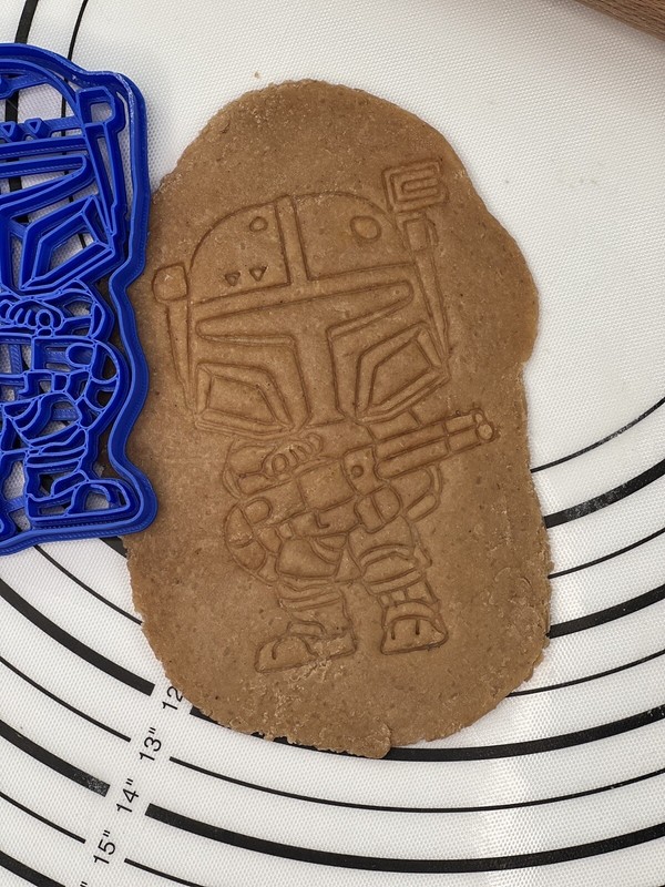 Heavy Infantry Mandalorian Cookie Cutter & Mold Produced by 3D Kitchen Art gallery