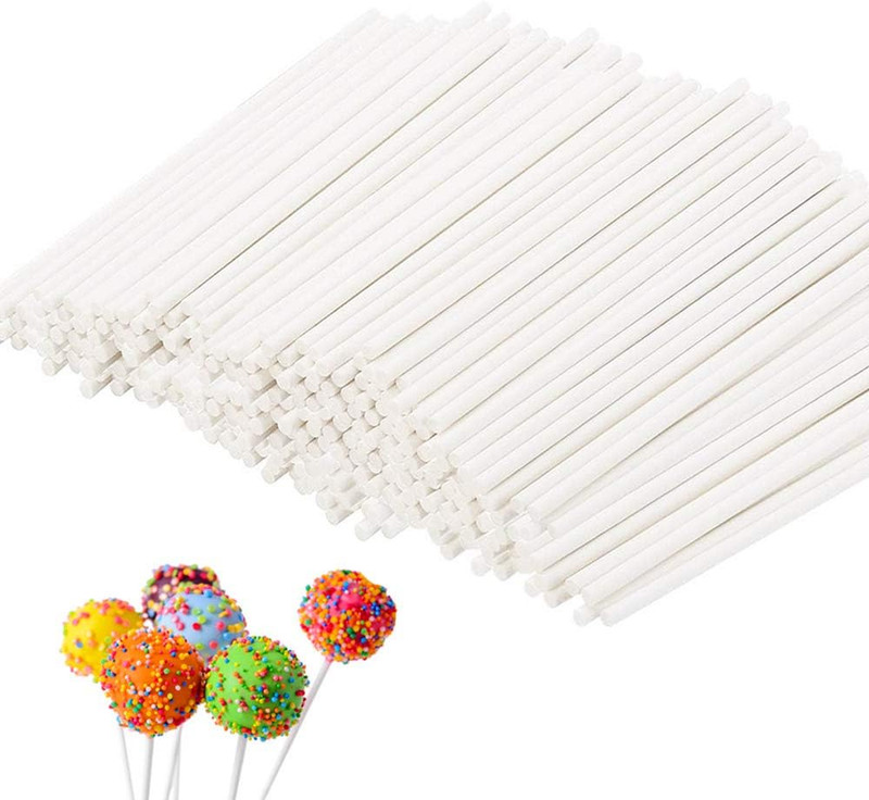 200 Count White Lollipop Sticks,6-Inch Paper Sticks Sucker Stick for Cake Pops,C gallery