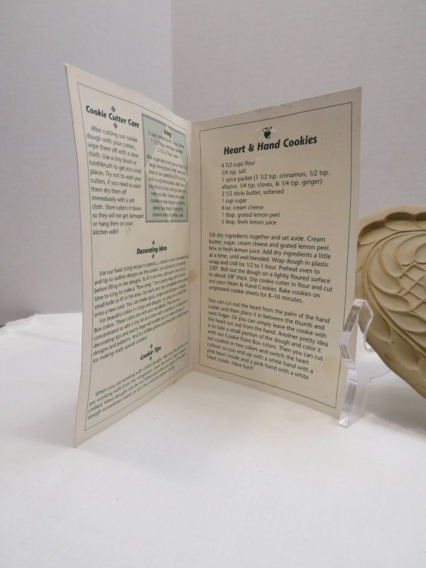 Cookie Press Mold and Recipes - Fancy Heart - Brown Bag Cookie Art gallery