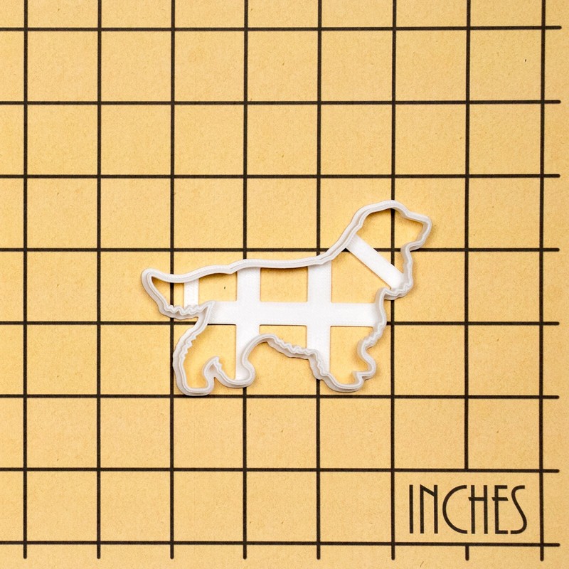 Show Cocker Spaniel Body Cookie Cutter dog portrait treats animal shelter rescue gallery