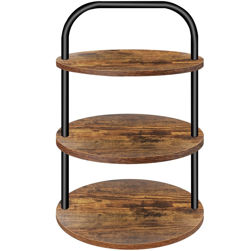 Cupcake Stand, Wooden Cupcake Stand for 50 Cupcakes 3 Tier Large Dessert Tabl…