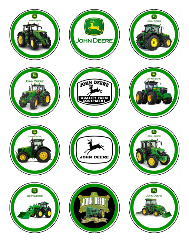 Tractor Edible Icing Cake & Cupcake Toppers – Farm Theme Birthday Decor gallery