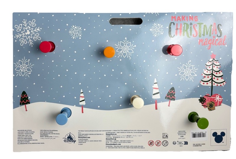 Mickey Mouse and Friends Holiday Cookie Stamp Set Disney Store Set Of 6 Baking gallery