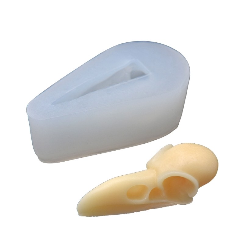 Crow Skull Shape Chocolate Candy Molds 3D Nonstick Baking Biscuit Fondant Molds