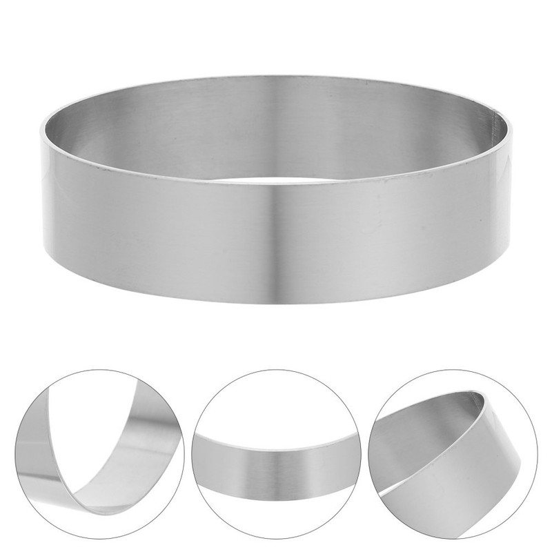 4Pcs Food Grade Stainless Steel Mini Cake Mold Set for Baking and Plating gallery
