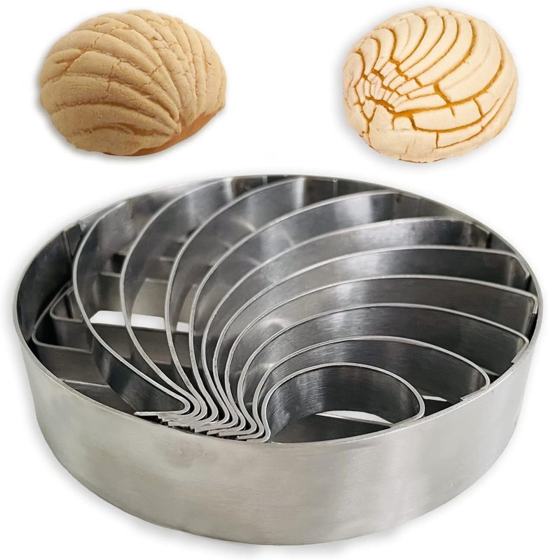 Concha Cutter Mexican Bread Molde Hecho De Acero Inoxidable De 4,1 Pulgadas, …