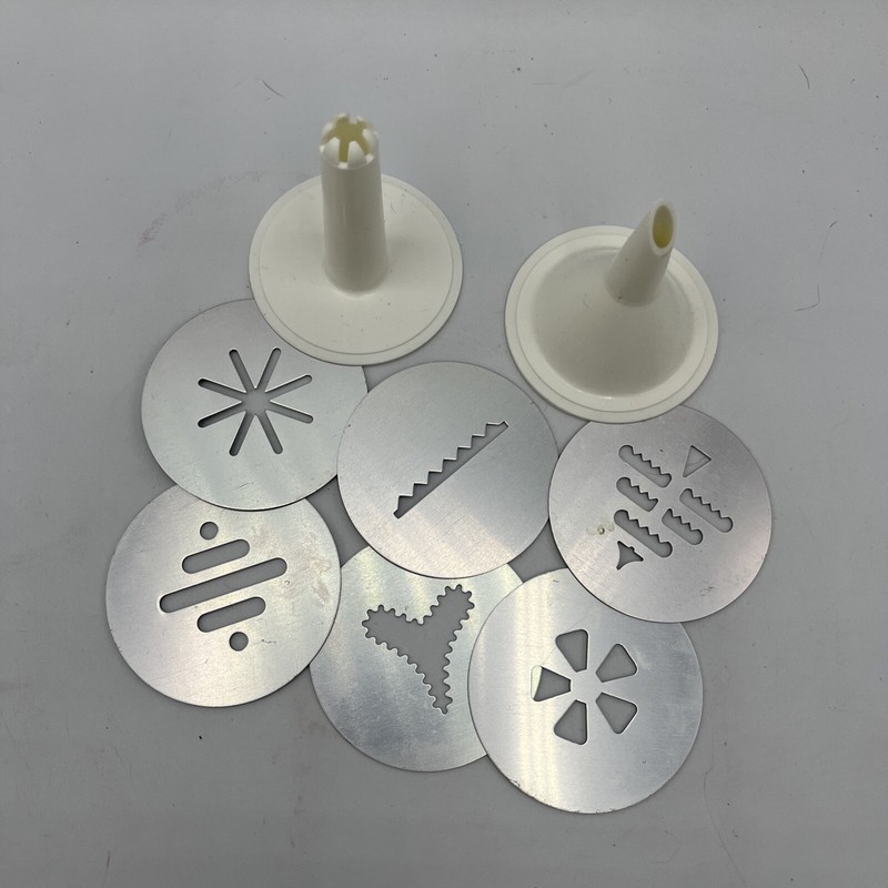 Proctor-Silex SUPER SHOOTER Plus Cookie Press Lot of 2 FILLER TIP & 6 DISCS ONLY gallery