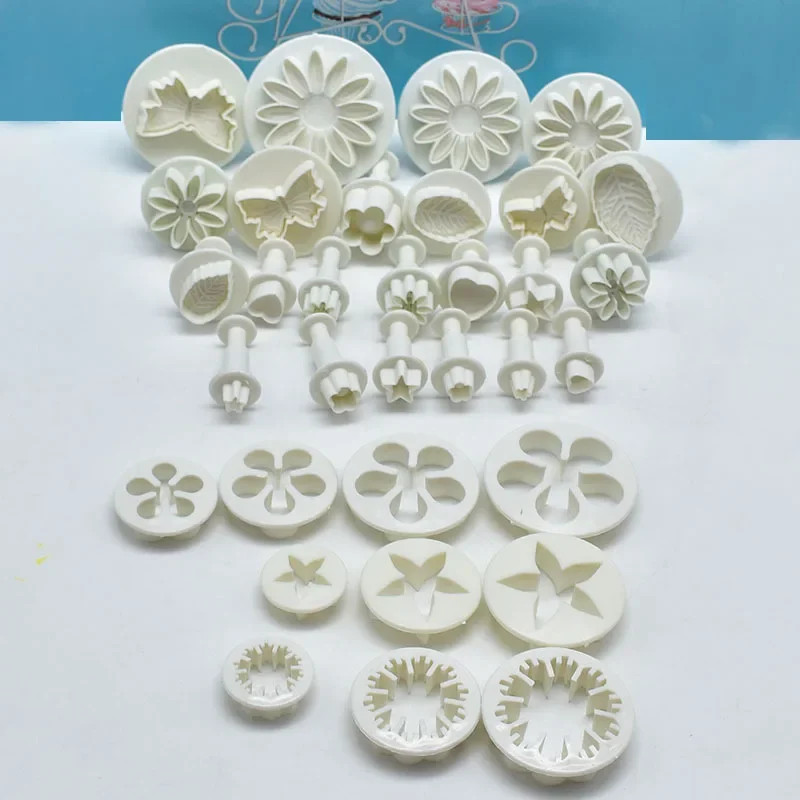 33Pcs Plunger Cutters Set: Fondant Cake & Cookie DIY Decorating Tools gallery
