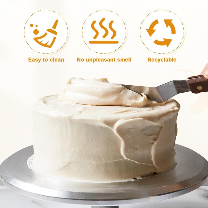 Round Foam Cake Dummy 4 Inch Lightweight Model Fondant Decoration Piping Tool gallery