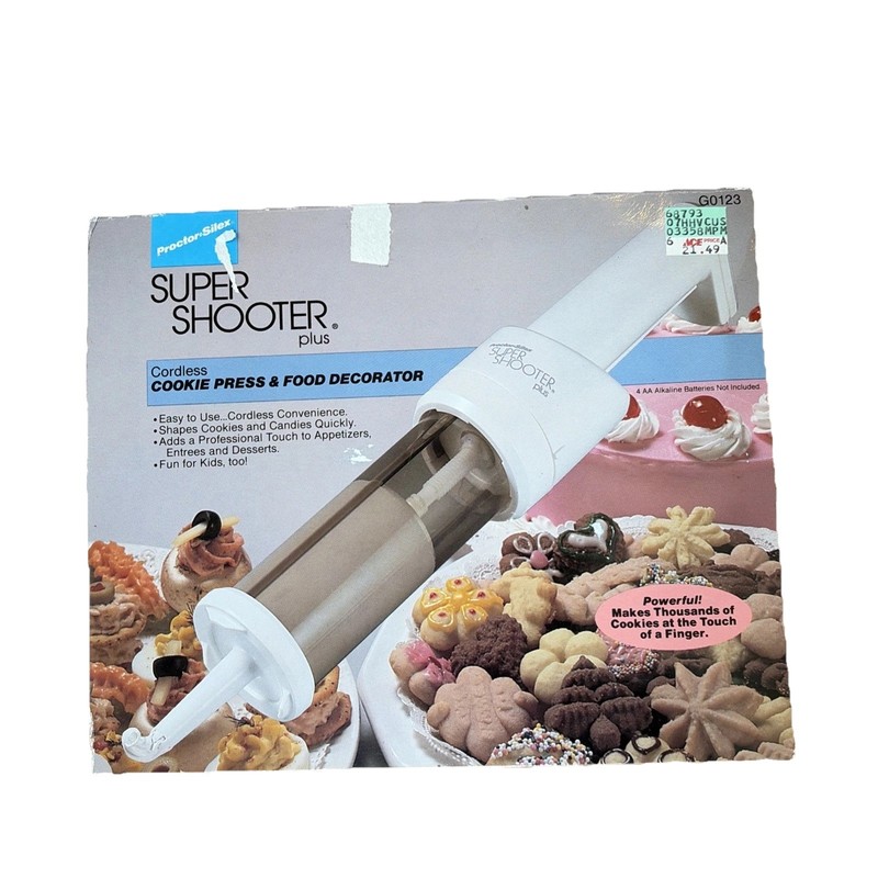Super Shooter Plus Cordless Cookie Press & Food Decorator GO123 Proctor Silex gallery