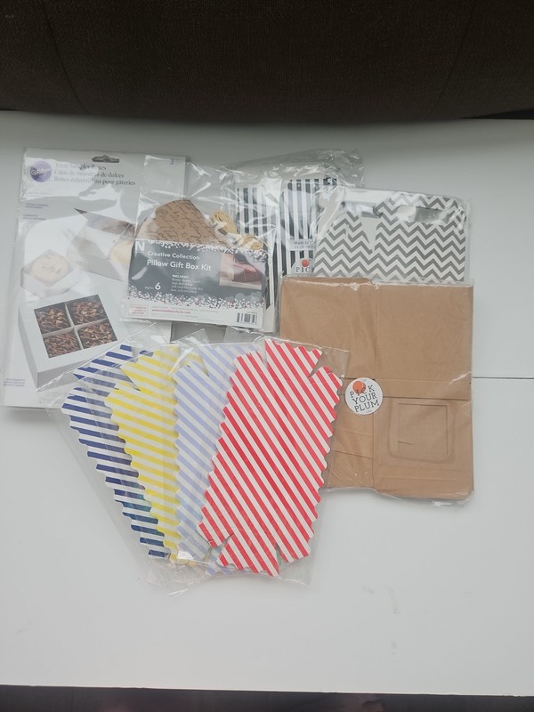 Assorted Paper Box Kits For Treats Gifts