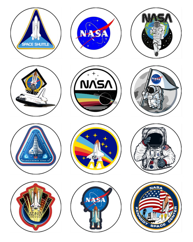 Astronaut Edible Cake Toppers Wafer Space Cake & Cupcake Decoration (3 Sizes) gallery