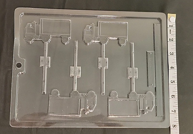Life of the Party Semi Truck Big Rig Box Birthday Lollipop Chocolate Mold