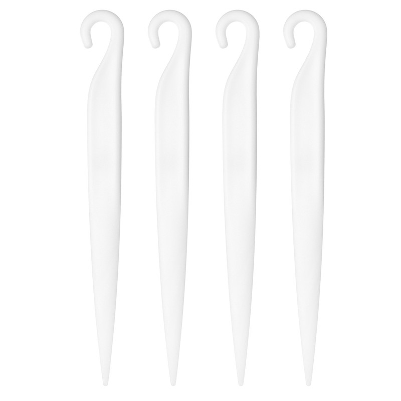 4pcs for cake knife scraper, plastic cake removal, white