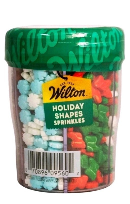 Wilton Christmas Shapes Sprinkles Mix Holiday Assortment With Peppermint Crunch gallery