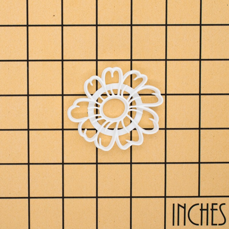 Daisy Cookie Cutter - flower floral garden English flora bridal shower botanic gallery