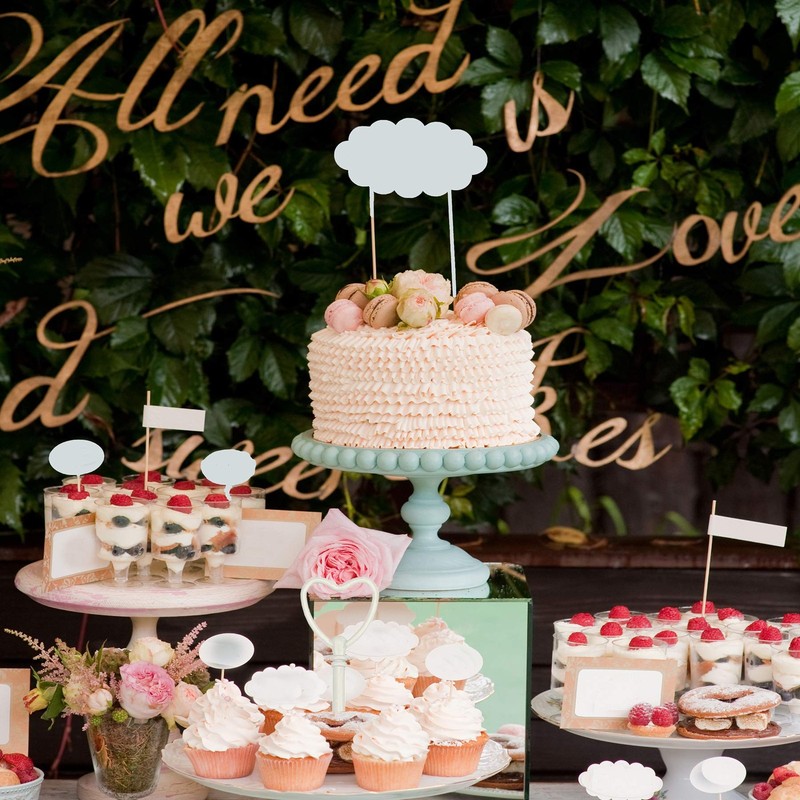 3 Tier Heart Shape Metal Cake Stand Holder Heavy Duty Fruit Plate Handle Fitt... gallery
