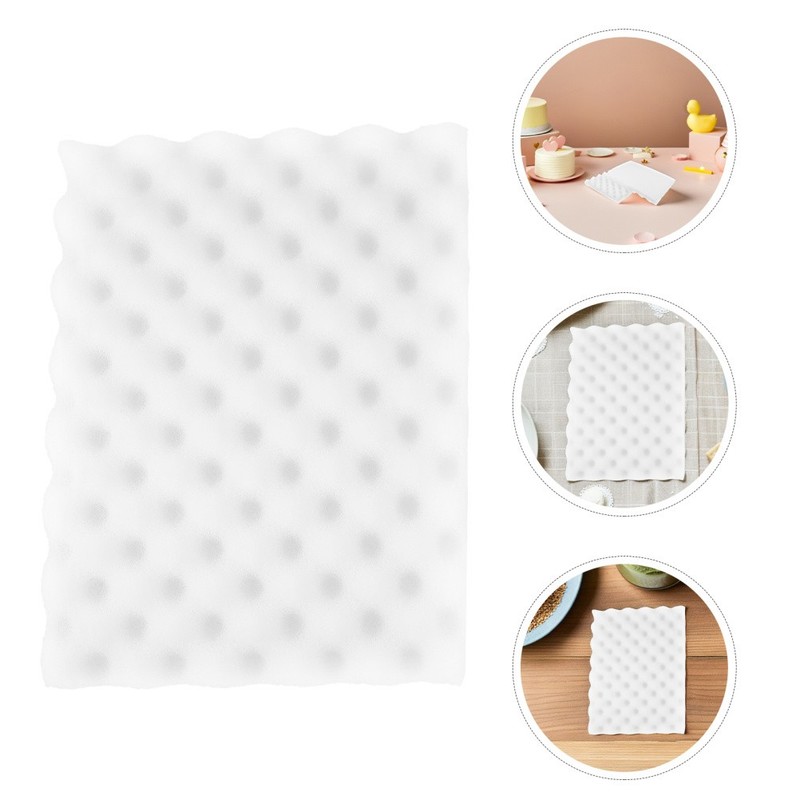 6 Pcs Baking Mat Fondant Shaping Sponge Pads For Cake Decoration