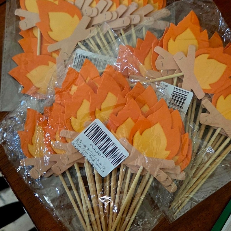 Fire Cupcake Toppers, Baby Shower Cake Decorations Fireman Themed Cake Topper gallery