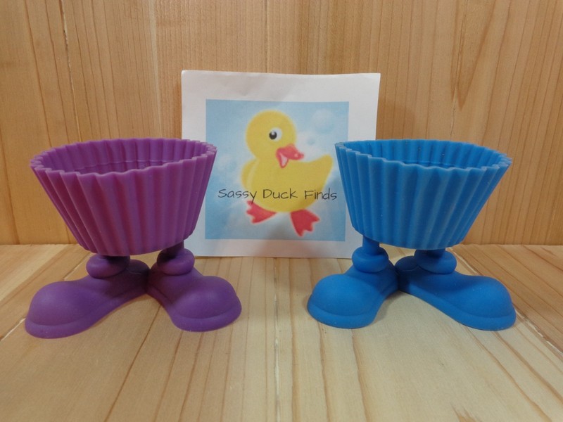 Wilton Silicone Cupcake Liner Silly Feet Set of 4 Individual Baking Cup Mold gallery
