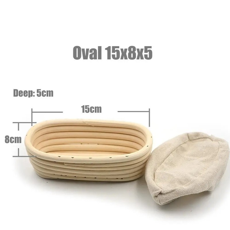 Banneton Bread Proofing Basket Rattan Dough Rising Brotform