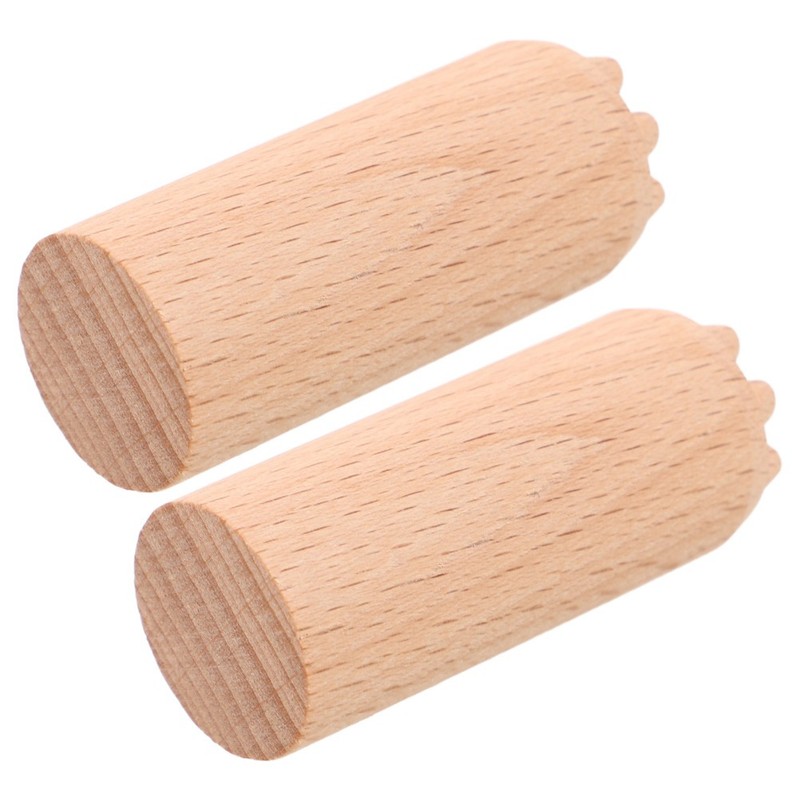 2Pcs Reusable Wood Cookie Stamps Paw Print Design for Baking Mooncake and Sweets